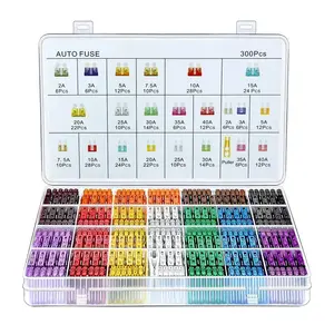 300Pcs Car Fuse Assortment Kit, 150 Mini Blade Fuses Automotive+150 Standard Auto Fuses+1 Puller – for Car/RV/Truck/Motorcycle(2Amp 3A 5A 7.5A 10A 15A 20A 25A 30A 35A 40A)