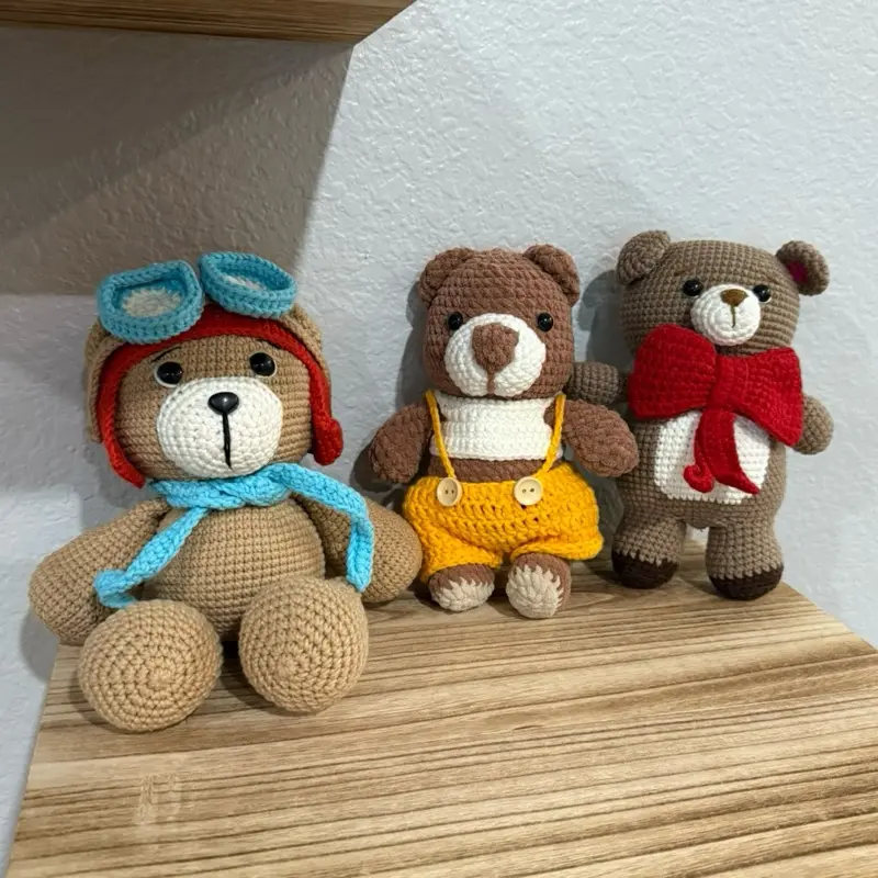 Ethanshop777 Livestream-Link Handmade Crochet Soft Stuffed Animal, Fluffy Bunny Pompom, Kawaii Design, Soothing Doll for Kids Easter Gifts