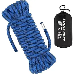 10.5 mm Static Climbing Rope 10M(32ft) 30M(96ft) Outdoor Rock Climbing Rope, Escape Rope Ice Climbing Equipment Fire Rescue Parachute Rope