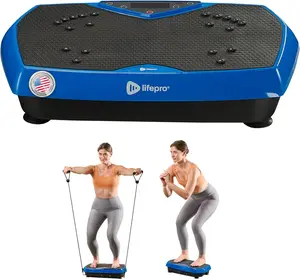 LifePro HexaPlate Vibration Plate – Compact Home Fitness Machine for Full-Body Workout, Circulation Support, Muscle Toning & Recovery Training with 9 Programs & 120 Speed Levels