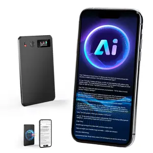 AI Voice Recorder, Audio Activated Recorder with Playback, App Control, Transcribe & Summarize with AI Technology, 190 Languages, 64GB Memory, Suitable for Lectures, Learning, Meetings, Calls