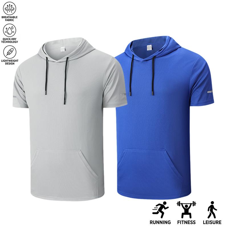 3-Pack Men’s Summer New Quick Dry T-Shirts — Ice Silk Short Sleeve Crew Neck Sports Tees