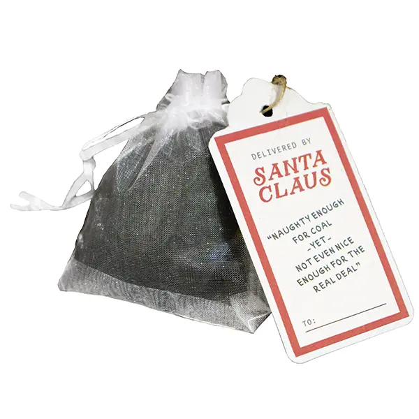 Lump of Coal Stocking Stuffer - Perfect Christmas Stocking Stuffers, Gag Gifts for Kids, Adults, Coworkers, Grandparents, and Friends