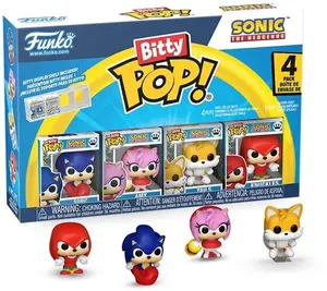 Funko Bitty POP!: Sonic - Sonic 4-Pack  [COLLECTIBLES] Vinyl figurine/statue, 4 Pack, Collectible