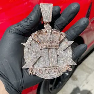 One piece Men's Hip Hop Letter S Pendant Necklace, Plated Shiny Street Style Accessory, Durable Fashionable Daily Party Christmas Gift