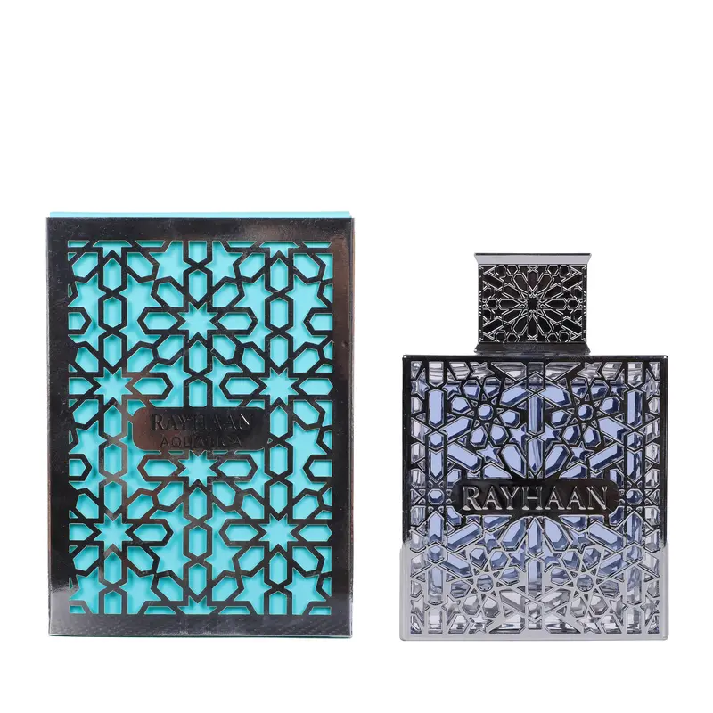 Rayhaan Aquatica for Men Eau de Parfum Spray, 3.4 Ounce