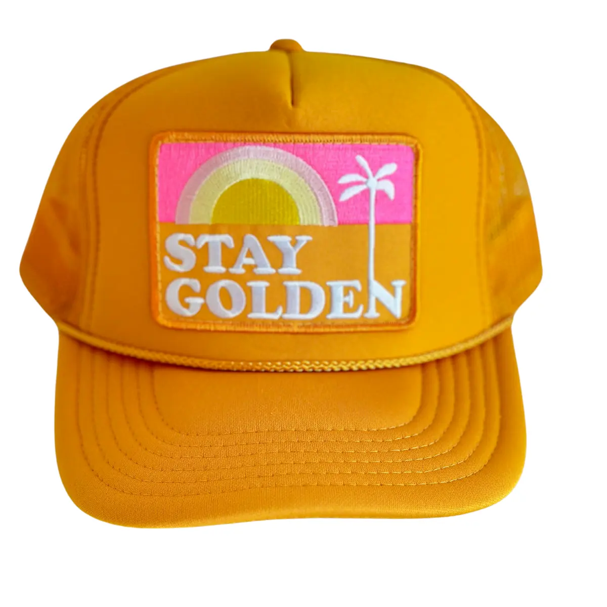 Stay Golden Patch Trucker Hat Stay Golden Patch Trucker Hat