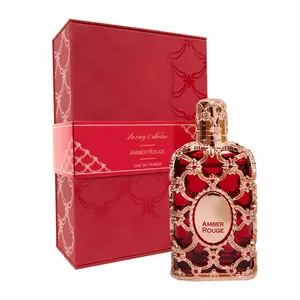 Luxury CollectionAmber Red Perfume 5.0 Oz | Unisex Fragrance | Fresh Fruity & Sweet Scent | Long-lasting Aroma | Ideal Gift Choice