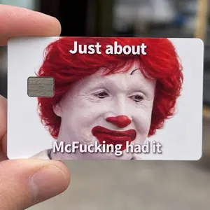 McFuckin’ Debit Card Skin Sticker 2 Pack Funny Vinyl Cover