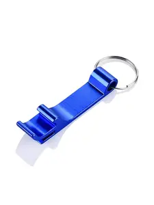 Simple Design Beer Bottle Openers Metal Keychain, Casual Bottle Opener Pendant Keychain for Men & Women, Beverage Bottle Opener for Daily Use, Bottle Cap Opener
