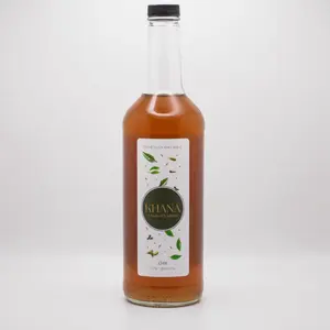 Khana Chai Syrup - 750ml Glass Bottle with Rich Spices for Coffee and Tea Lovers All Natural Premium Beverage Enhancer