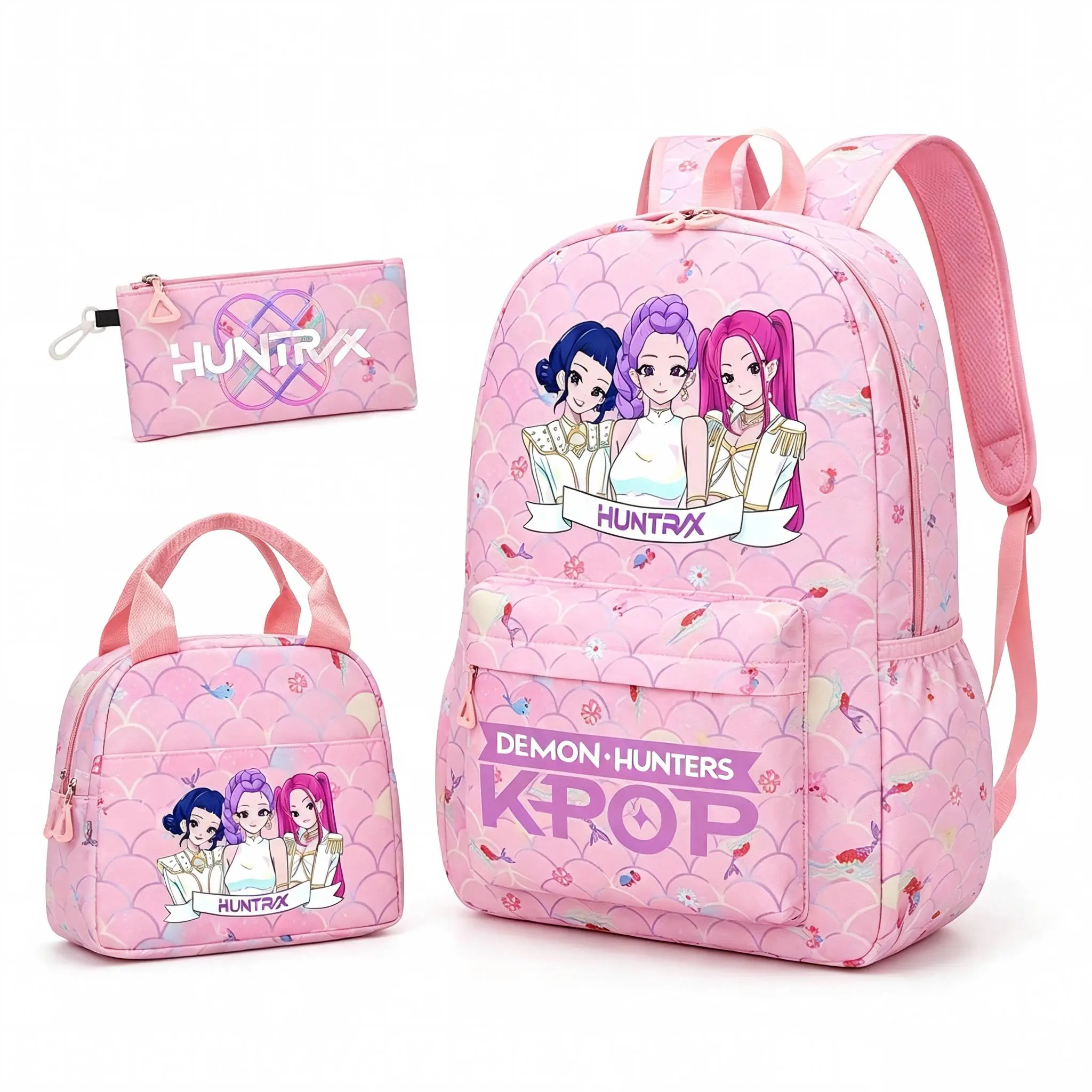 New Backpack solid color women's Stylish Starry Sky Print backpack 3pcs closure Trendy backpack fashionable and versatile casualtrend suitable for students going to school,campus, going out to work, traveling women's backpack