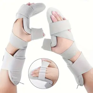 1pc Adjustable Breathable Finger & Wrist Splint - Lightweight Orthopedic Hand Relax Splint with Straps for Injury Recovery, Sprain Support, Sports Medicine & Rehabilitation, Hand Immobilizer | Soft Fabric Cover