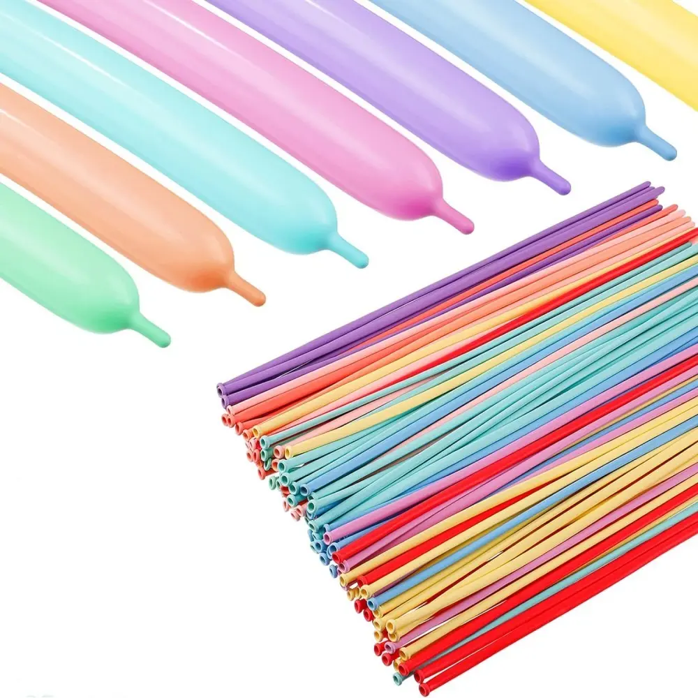 100 Balloons Set with Eye Sticker and Pump, Premium Long Grad Latex Balloons for Birthday, Wedding, Festival, Party Decorations, Balloon Decorations Kit
