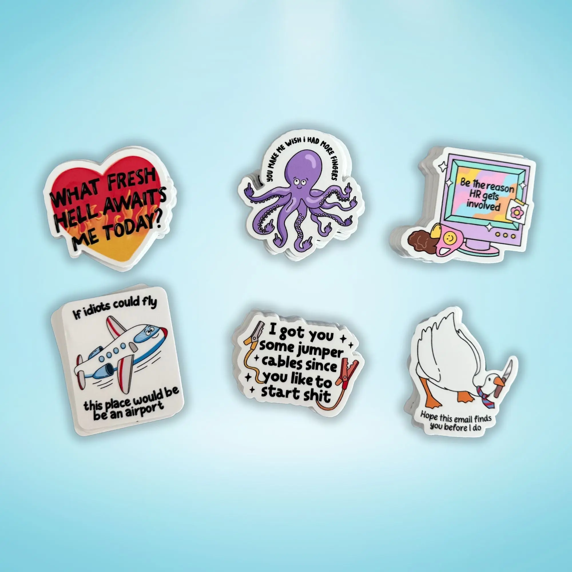Corporate Unhinged Volume 2: Sticker 6-Pack Vinyl Decals
