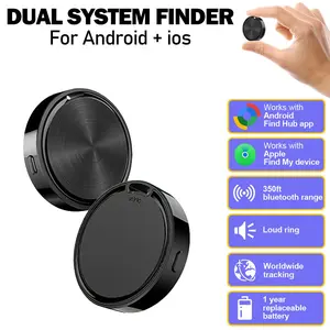 Dual system Bluetooth intelligent anti loss positioning patch bidirectional alarm GPS tracker suitable for iOS and Android, vehicle anti-theft positioning, elderly, children, pets, anti loss keys, mobile wallet anti loss device, ultra long standby