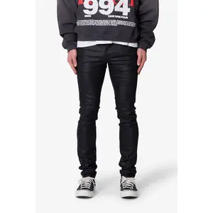 mnml Skinny Waxed Denim - Black