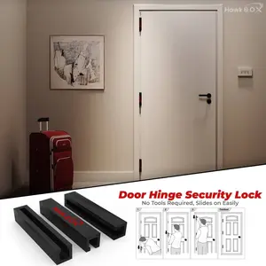 Hawk & Ox Door Security Hinge Lock for Enhanced Home and Office Security