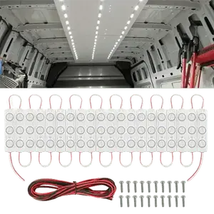 Nilight 60-LED Car Interior Lighting Kit, 12V DC Input Bright Lights for Cars with Adhesive Mount