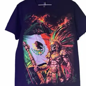 Men's Guerrero Flag T-shirt, Menswear Short-sleeve Top, Tops