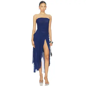 GUIZIO x REVOLVE Lyla Twist Dress in Navy