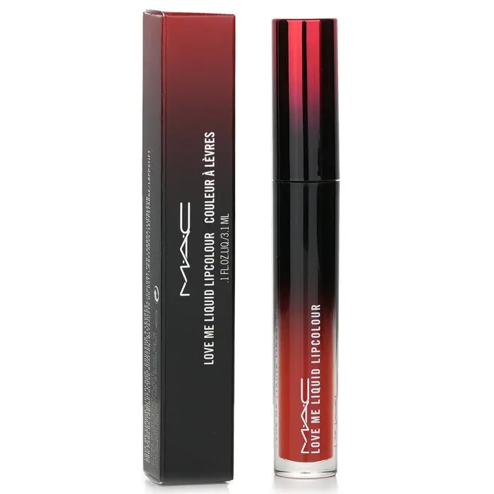 MAC Love Me Nourishing Liquid Lipstick with Shea & Argan Oil - #481 Deify Me (Yellow Red) Lip Gloss, Makeup