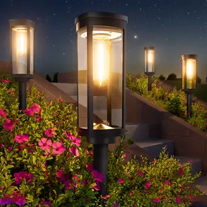 Elegant Solar Pathway Lights Modern Luxury | Auto On/Off & Waterproof | For Garden, Yard & Driveway,solar outdoor lights,Solar Floor Lamps Outdoor Lights,Decorative,Rechargeable,solar lights,lights,light