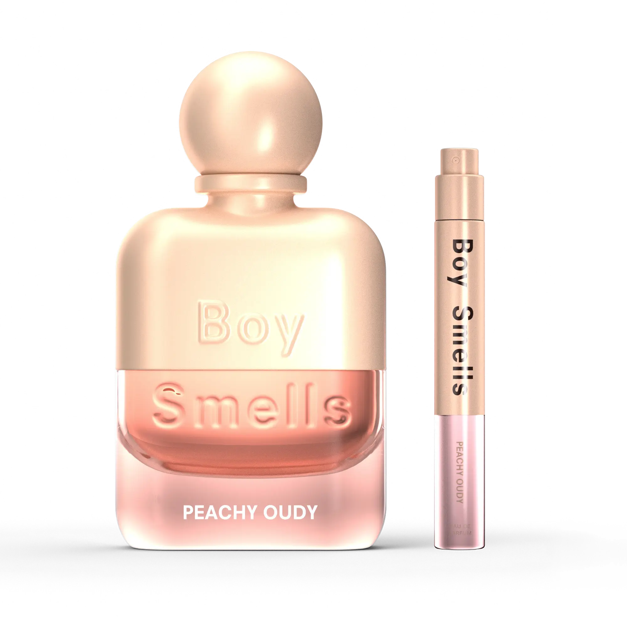 Peachy Oudy - 10ml + 50ml Perfume Set - Peach Skin, Mimosa Flower + White Oud