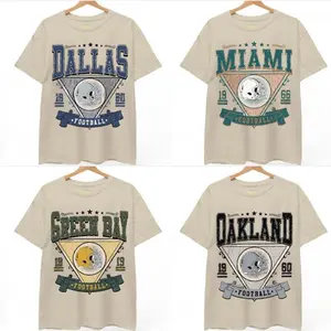 All Team Football T-Shirt, Vintage Football Unisex Shirt, Shirt Gift For Football Fan