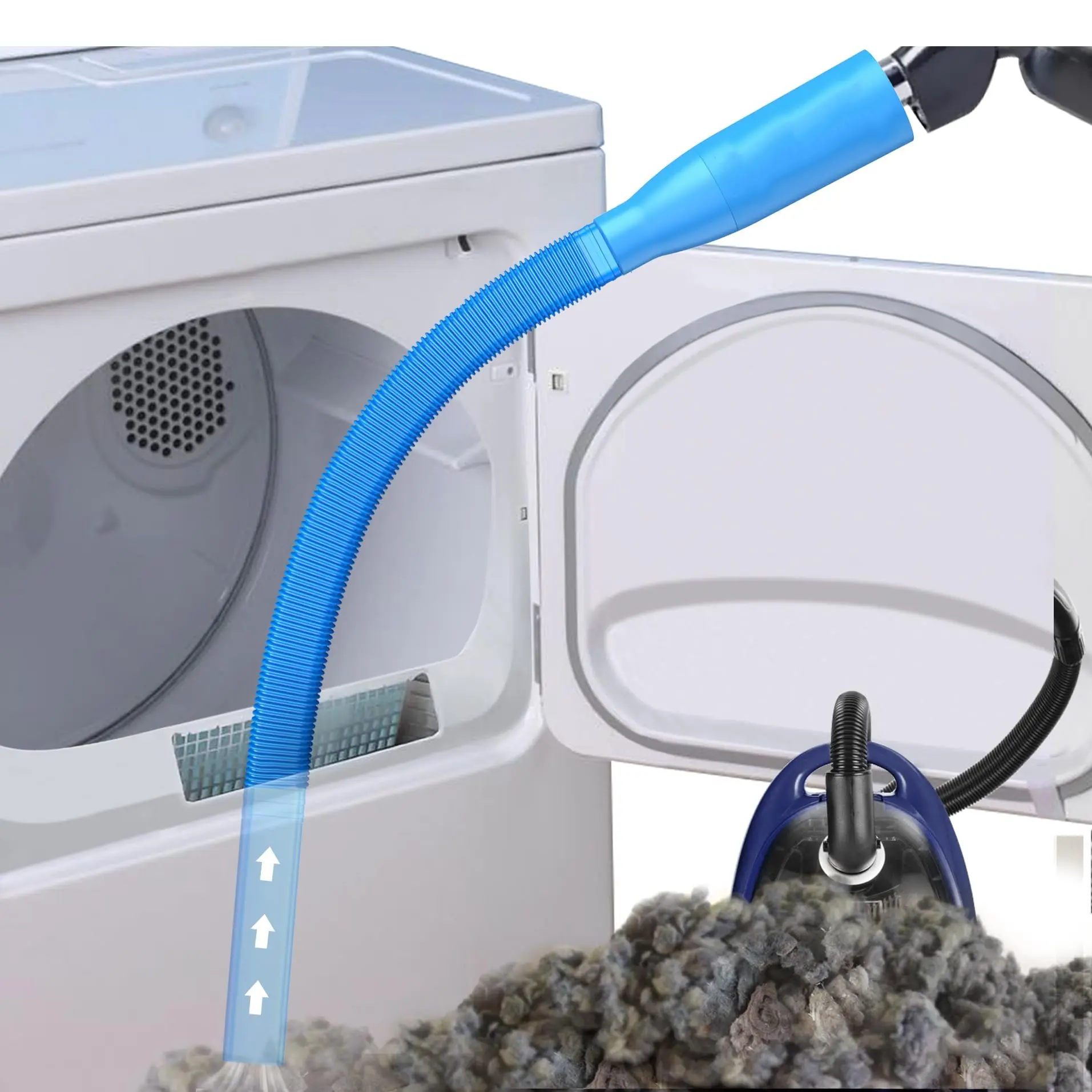 Practical Vacuum Hose Attachment - Vacuum Cleaner Accessories for Dryer Maintenance, Quick Lint Removal, Ideal Adult Gift for Festive & Home Supplies Gifting