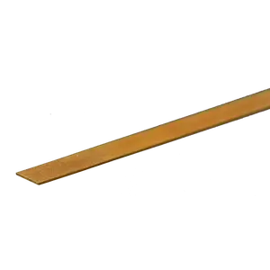 Brass Strip: 0.016" Thick x 1/4" Wide x 12" Long (1 Piece)