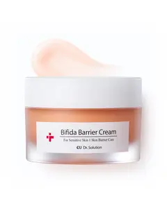 CU Dr. Solution Bifida Barrier Cream, Moisturizing Korean Moisturizer Skincare with Ceramide NP, Squalane, and Hyaluronic Acid 50ml (1.69 Fl. Oz.)