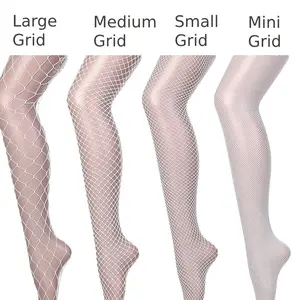 Women's High Waist Stretchy Fishnet Tights, Mesh Stockings, Fishnet Pantyhose Holiday Tights Daily Tights, Fashion Tights