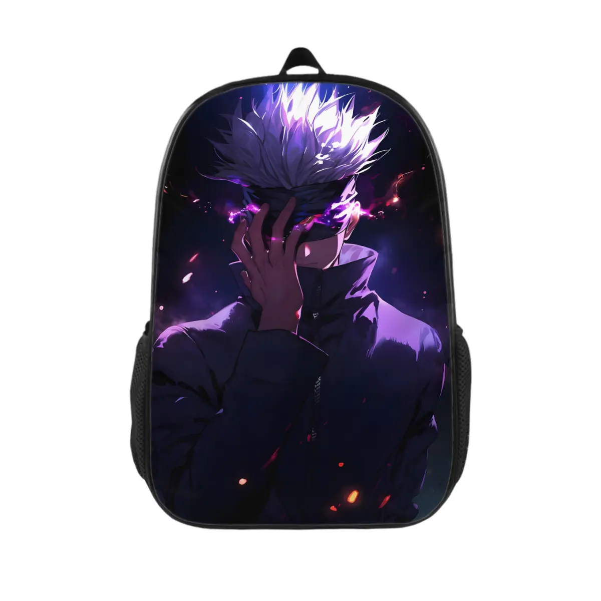 Trending Jujutsu Kaisen Gojo Anime Backpack - Ultra-Light Machine-Washable Design with Shockproof Base & Breathable Shoulder Straps