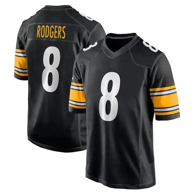 Full Print Rodgers #8 Jersey Shirt, America Football Jersey, Sport Clothing, Football Uniform, Jersey For Football Fans, Gift For Him