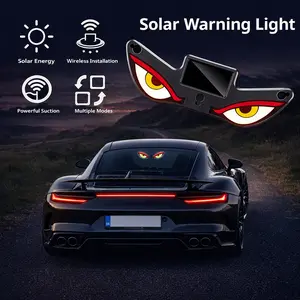 Car Rear Window LED Display Panel – Vampire Devil Eye Emoji Light, Dynamic Auto Decorative Car Light outdoorfun