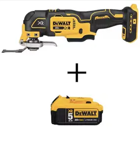 DEWALT 20V MAX XR Cordless Brushless 3-Speed Oscillating Multi Tool with 5.0 Battery and charger