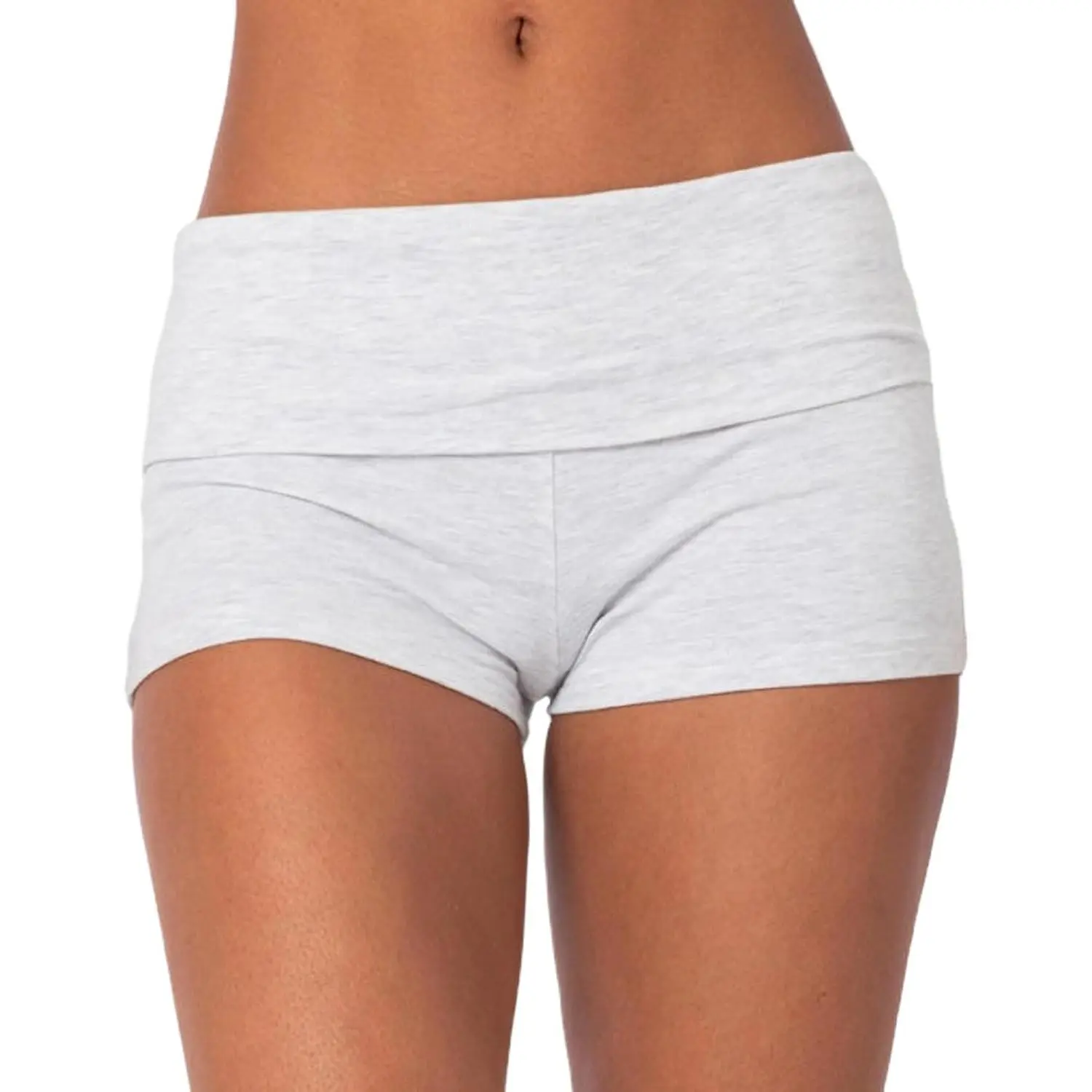Womens Fold Over Shorts Elastic Waist Y2k Lounge Shorts Foldover Cute Pajama Micro Bottoms Mini Shorts Sleepwear 2026