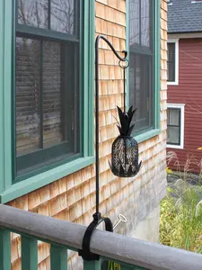 Over Railing Shepherd's Pole, Clamp-On Birdfeeder Hanging Hook - Essential Tool for Birdwatching and Bird Entry