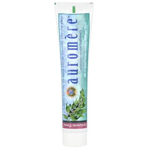 Auromere Ayurvedic Herbal Toothpaste, Foam-Free, Cardamom-Fennel, 4.16 oz (117 g)