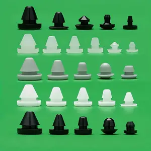 T-shaped conical & flat-head cap - Removable cap, elastic sealing