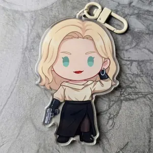 Grace Ashcroft Resident Evil Inspired Keychain Charm - Kawaii Bag Charm for Keys, Backpack & Gifts, Collectible Fan Accessory, Aesthetic Game Merch!