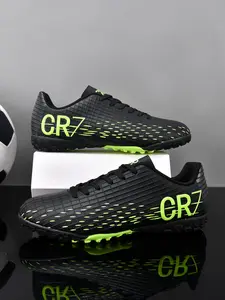 New Men Women Football Shoes World Cup Ag Long Nails Anti-Slip Training Outdoor Lawn Soccer Boots Low Top Short Nails Sports Shoes