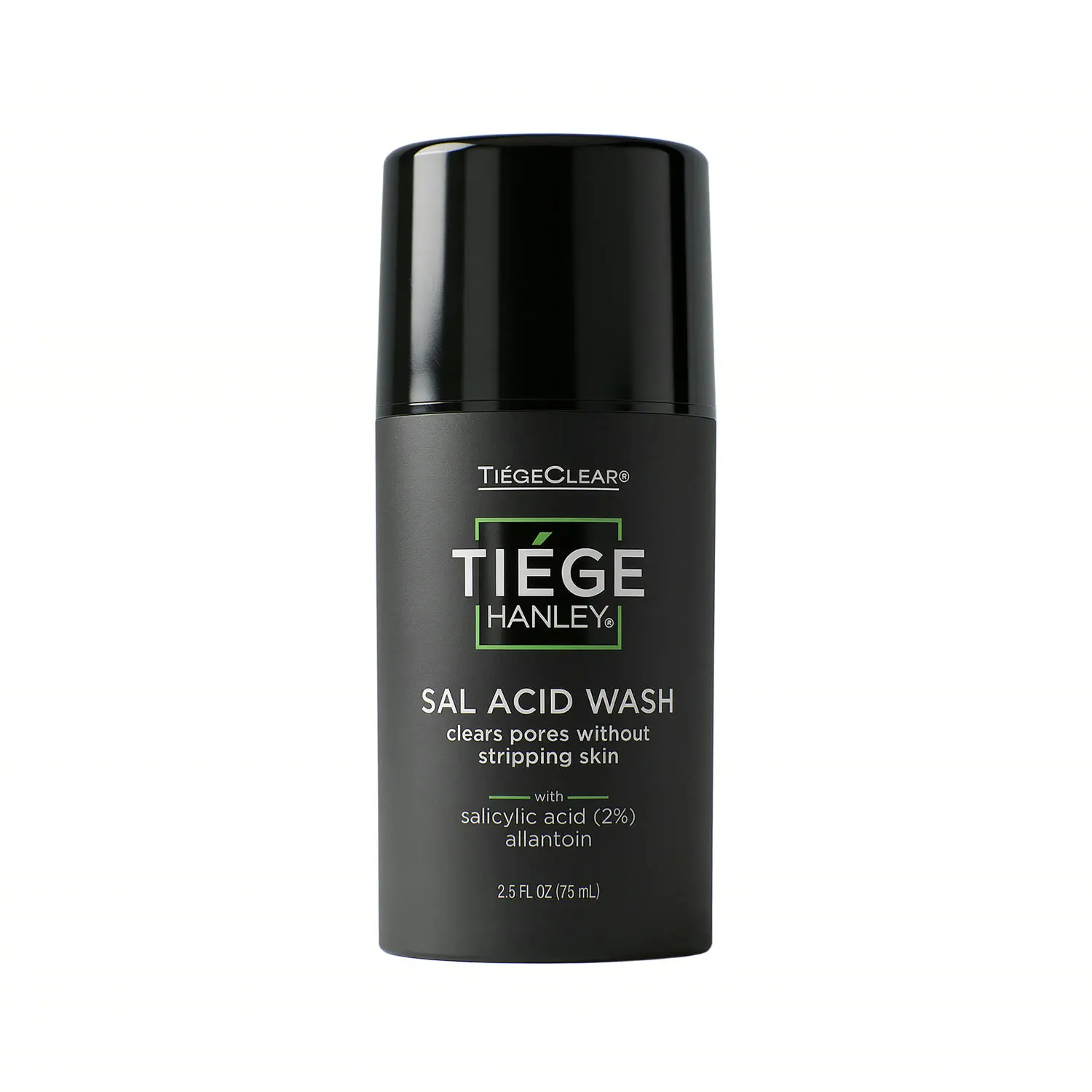 TiegeClear Salicylic Acid Face Wash - Acne Cleanser w/ Panthenol (B5) + Allantoin - Oil Control + Redness