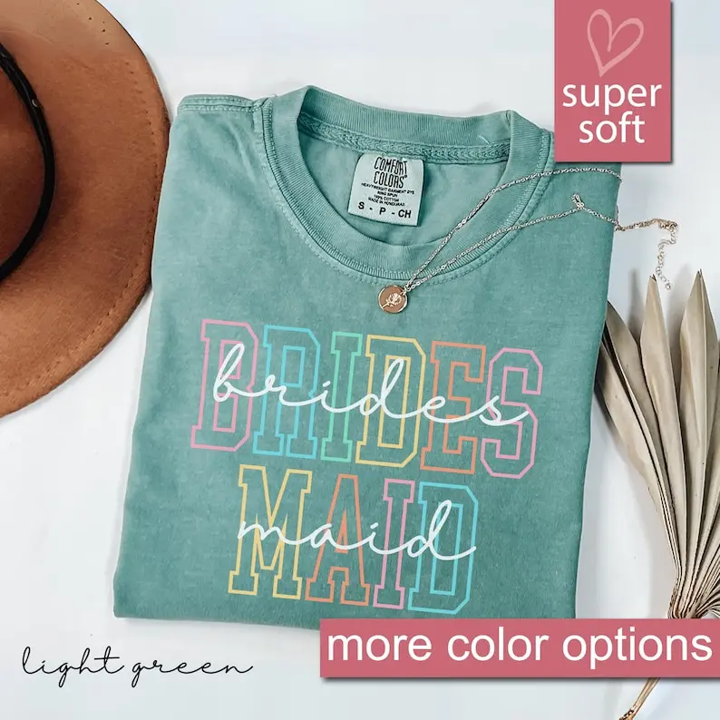 Comfort Colors® Bridesmaid Shirt, Bachelorette Party T-shirt, Bridesmaid Group Tee