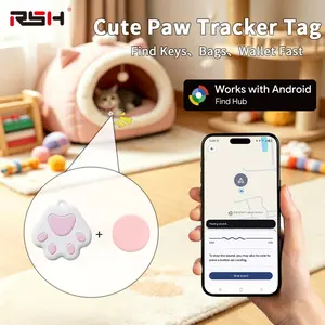 Smart Tag Pet Tracker, Mini Locator for Android, Short-Range Precision, No Monthly Fee, Easy Installation on Pet Collar