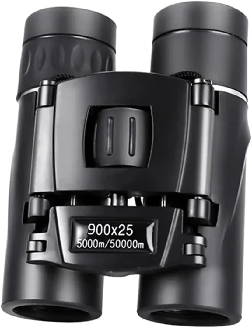 Binoculars for Adults, Compact 900x25 Rubber-Metal Optics with HD Waterproof Lens & Adjustable Focus, Essential Hunting-Camping Equipment, Telescope, Outdoor Sports