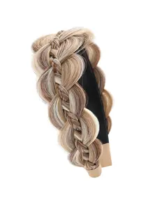 Toothed Braided Hair Braid Headband – Wide Messy, Thick Fishtail, High Elasticity, Cute Fashion for Her