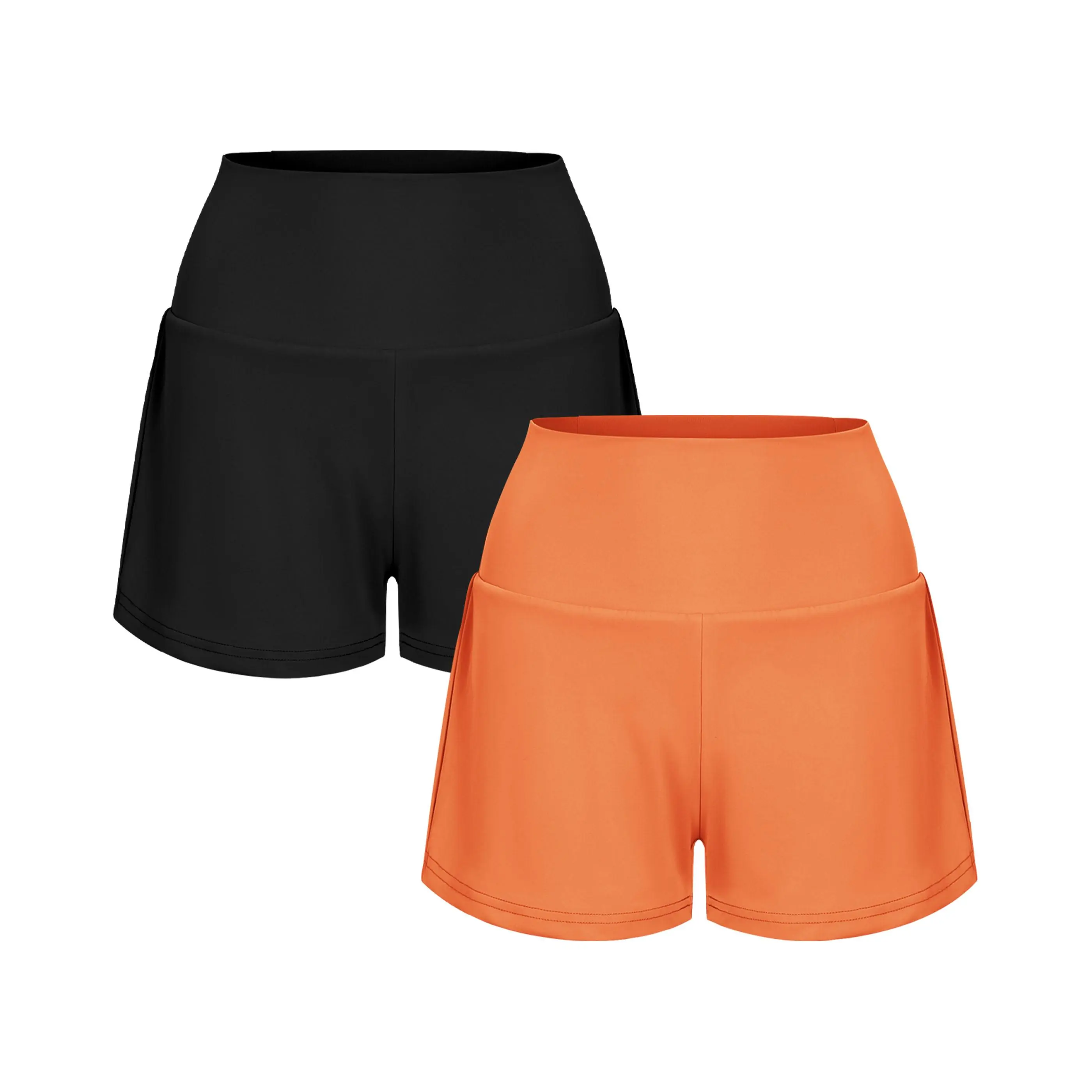 Black + Dusty Orange