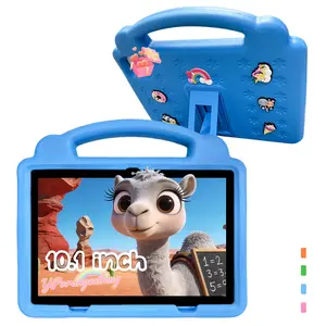 10.1" Android Tablet – Supports Call + 5G WiFi, Parental Control & Dual Cameras | Ideal for Kids Learning & Entertainment, Durable Shockproof Case, Great as Holiday Gift!